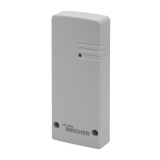 BBC Bircher XRF-R1 Original Operating Instructions