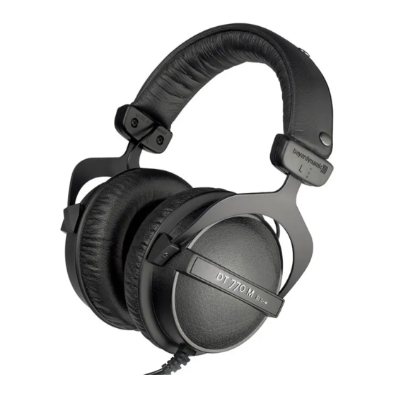 Beyerdynamic DT 770 M Product Information