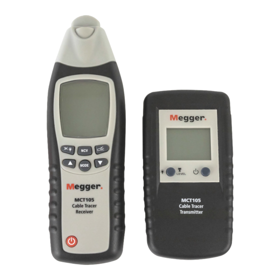 Megger MCT105 User Manual