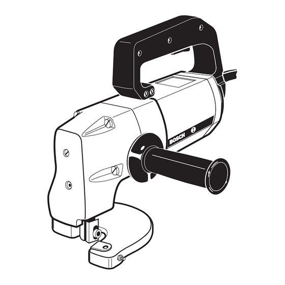 Bosch 1507 - Tool 10 Gauge Unishear Shear Operating/Safety Instructions Manual
