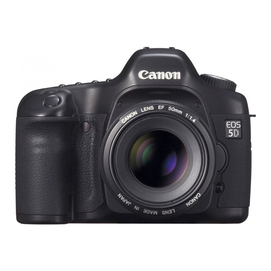 Canon EOS 5D Instruction Manual