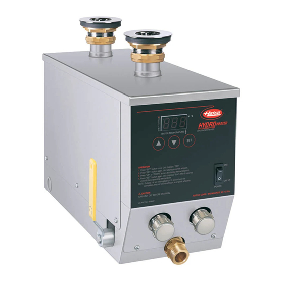 Hatco FR2 Series Installation & Operating Manual