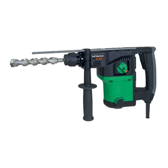 Hitachi DH 30PC Instruction And Safety Manual
