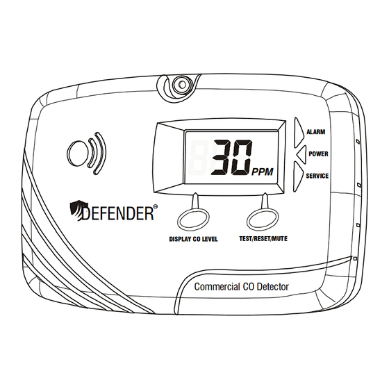 Defender CD8110 Owner's Manual