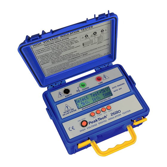 PeakTech 2680 Operation Manual