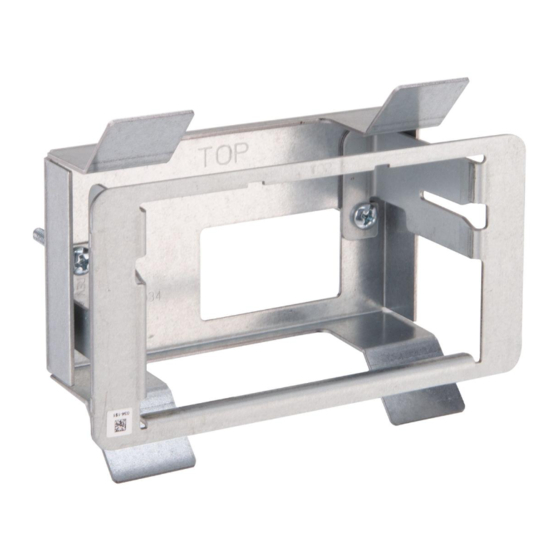 Crestron TSW-UMB-70 Series Quick Start