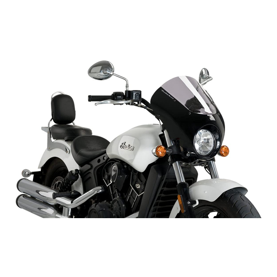 Custom Acces INDIAN SCOUT Mounting Instructions