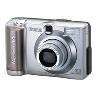 Canon A10 - PowerShot A10 1.3MP Digital Camera User Manual