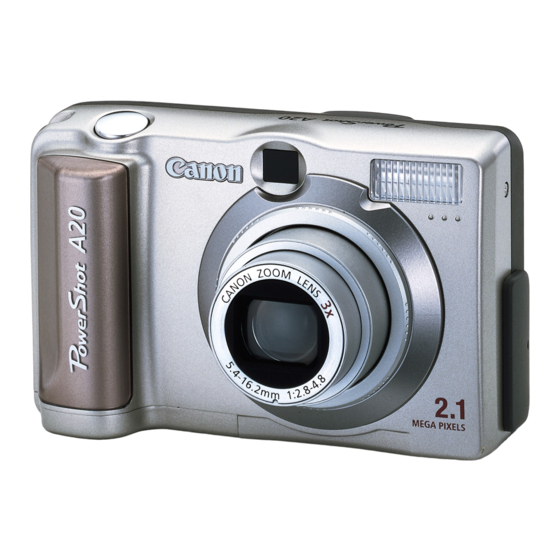 Canon PowerShot A10 User Manual