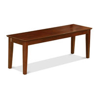 East West Furniture CAB-MAH-W Assembly Instruction