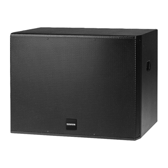 Mackie Vision Series PA180SW Specifications