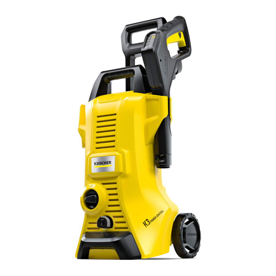 Kärcher K3 Power Control - Pressure Washer Manual