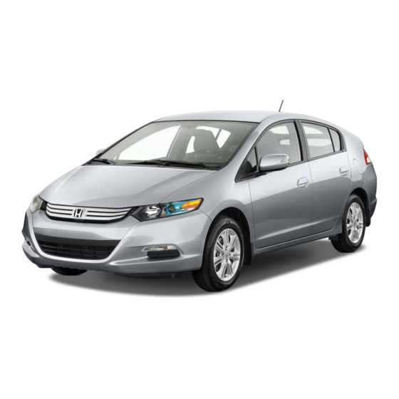 Honda 2010 Insight Owner's Manual