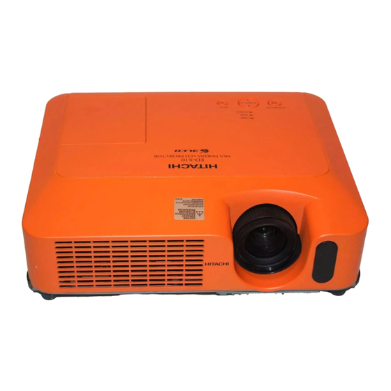 Hitachi ED-X12 and Service Manual