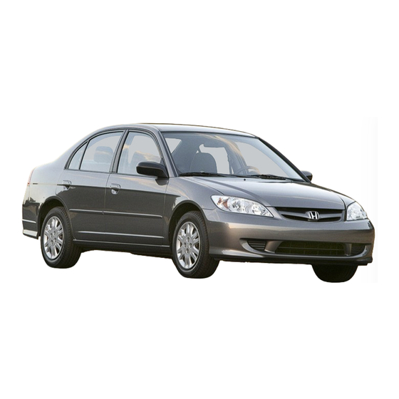 Honda 2004 Civic Owner's Manual