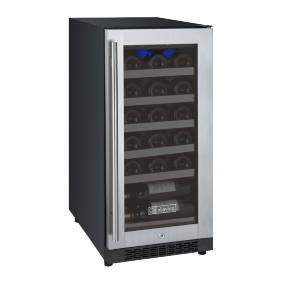 Allavino VSWR30-1 Zone Wine Refrigerator Manuals