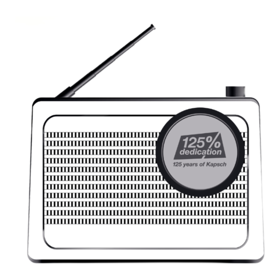 KAPSCH Capri125 User Manual