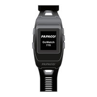 Papago GoWatch 770 User Manual