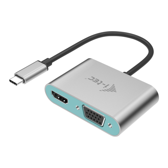 i-tec C31VGAHDMIADA User Manual