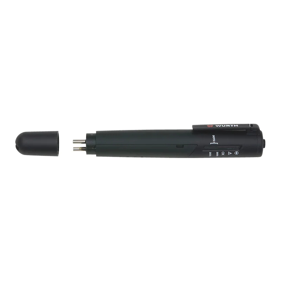 Würth 0715 53 220 Brake Fluid Tester Manuals