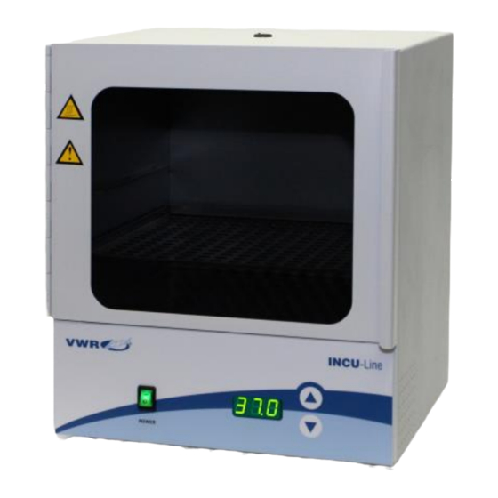 VWR INCU-Line IL 10 Instruction Manual