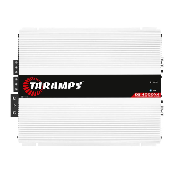 Taramps DS 4000X4 Car Audio Amplifier Manuals