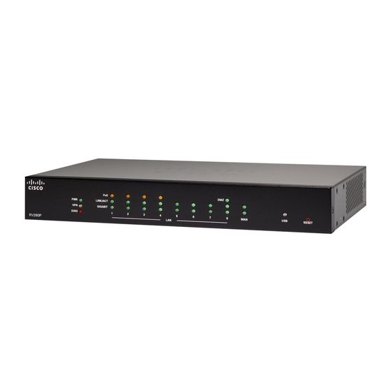 Cisco RV260P Quick Start Manual