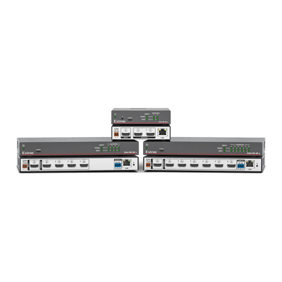Extron electronics DA HD 8K L Series User Manual