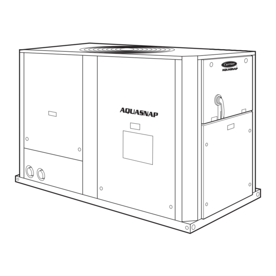 Carrier AQUASNAP 30RA010-055 Manuals