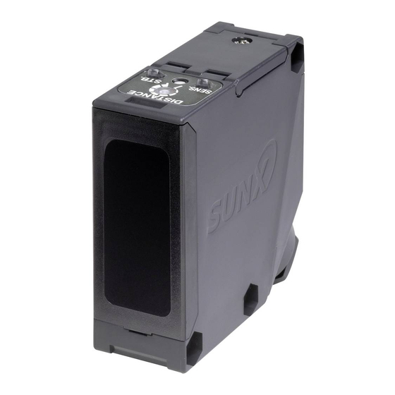 Sunx EQ-501 Instruction Manual