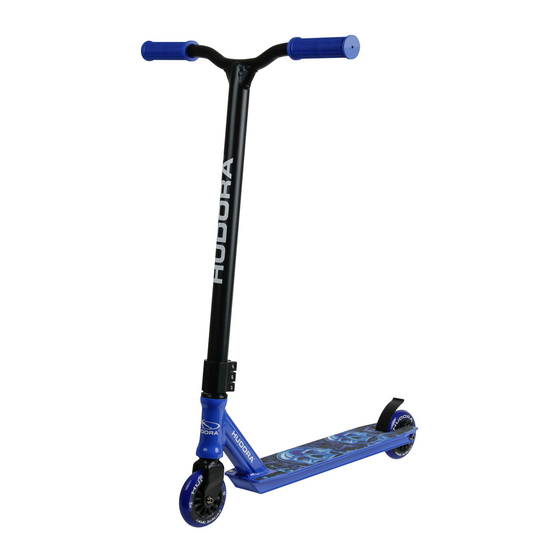 Hudora Stunt Scooter Instructions On Assembly And Use