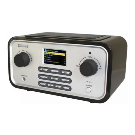 Albrecht Audio DR 315 C User Manual