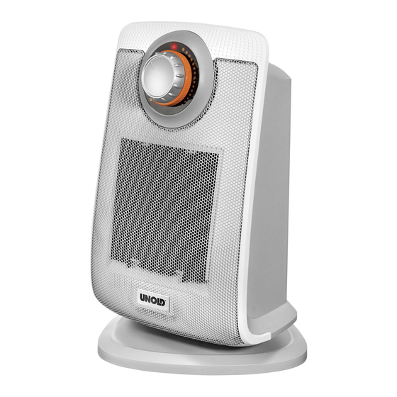 Unold 86440 Ceramic Space Heater Manuals