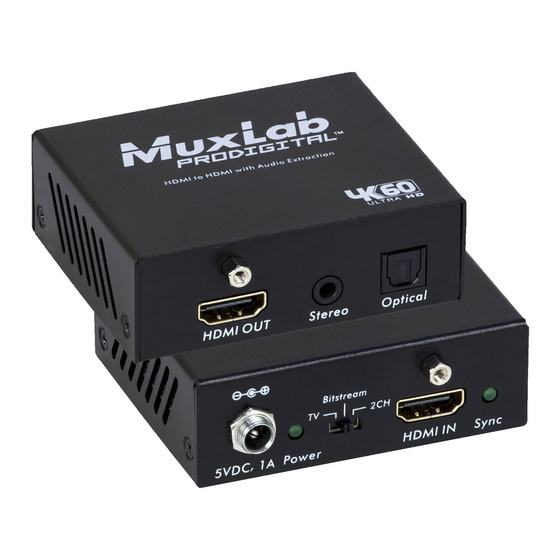 MuxLab 500436 Quick Installation Manual