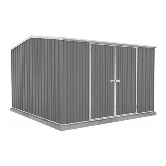 ABSCO SHEDS ABSCO PREMIER SHED Manual