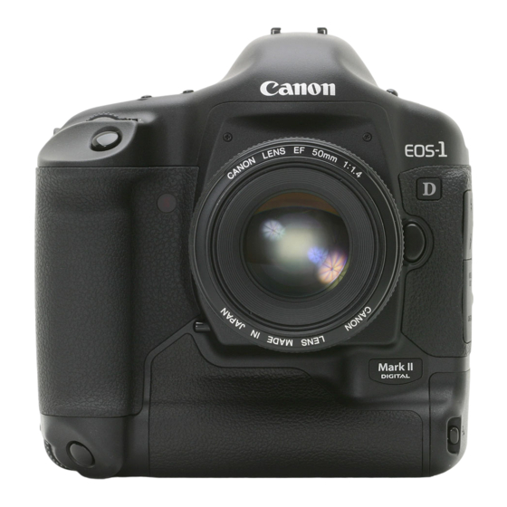 Canon EOS-1D Mark II Digial Instruction Manual