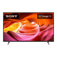 Sony KD-65X75K Reference Manual