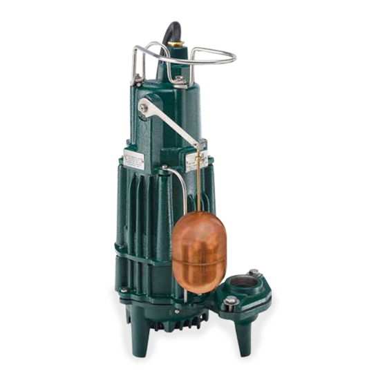 Zoeller X161 Series Owner's Manual
