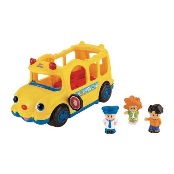 Fisher-Price Little People School Bus Toy Manuals