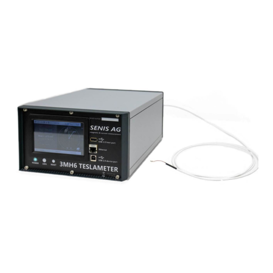 Senis 3MH6 High-Precision Teslameter Manuals