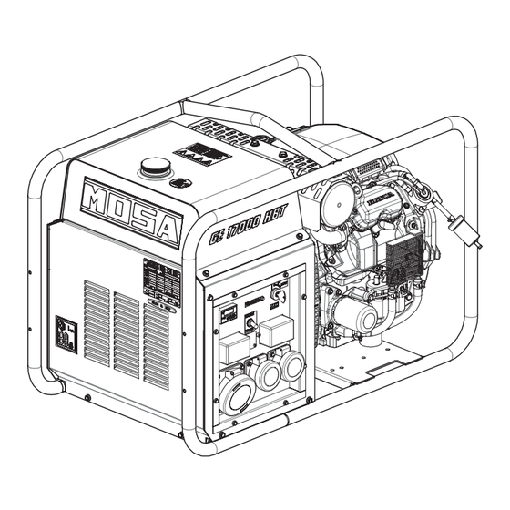 Mosa GE 15000 HBM Use And Maintenance Manual