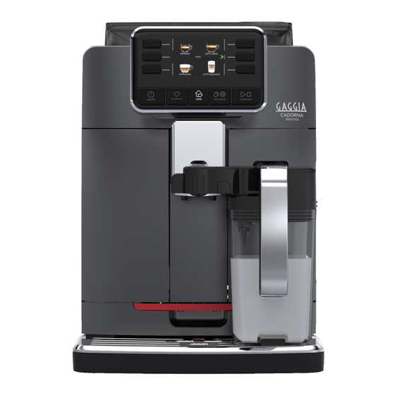Gaggia Milano SUP 049EU Operating Instructions Manual