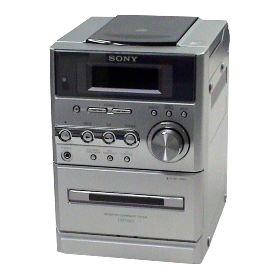 Sony HCD-NE3 Service Manual