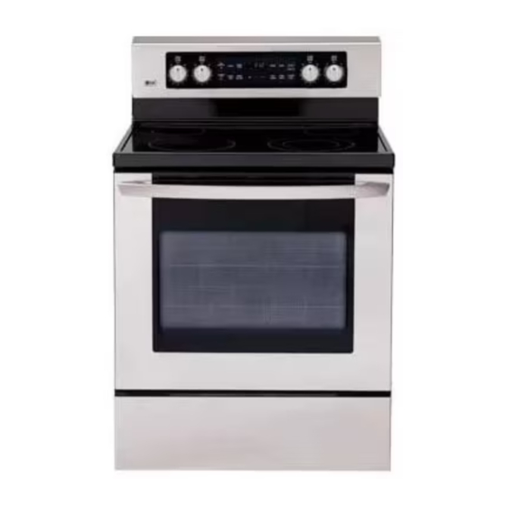 LG LRE3091ST User Manual