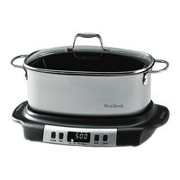 West Bend Versatility L5800 Instruction Manual