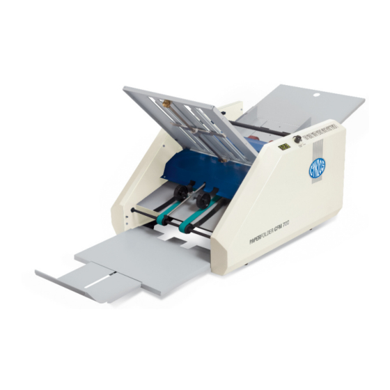 Cyklos CFM 700 Operating Manual