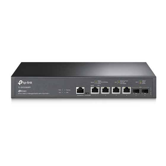 TP-Link TL-SX3206HPP Installation Manual