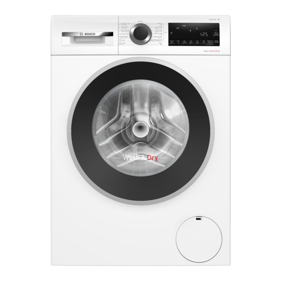 Bosch WNA244XSGC Instruction Manual And Installation Instructions