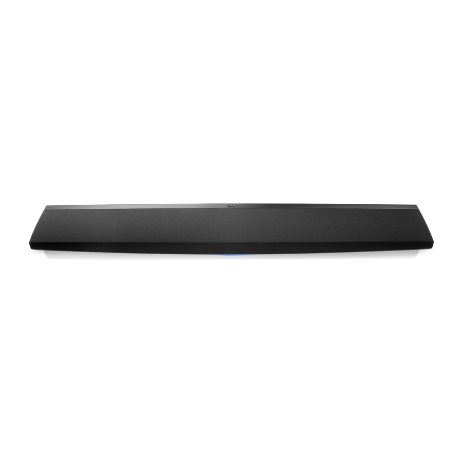 Denon DHT-S716H - Wireless Full-Range Sound Bar Quick Start Guide