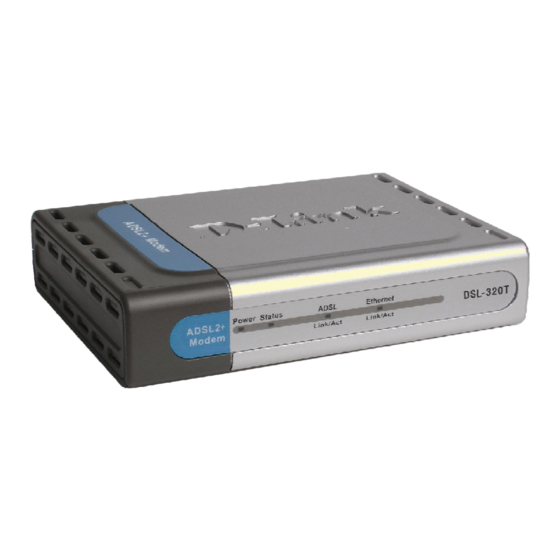 User Manuals: D-Link DSL-320T ADSL Modem